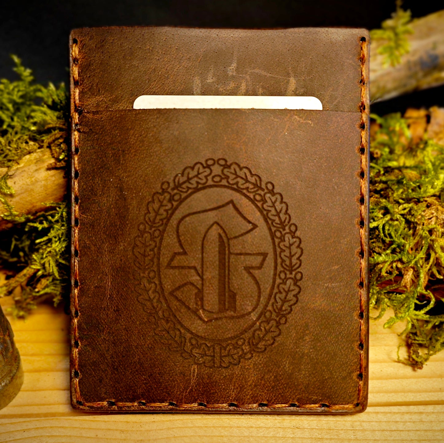 Kartenetui mit Coinhalter