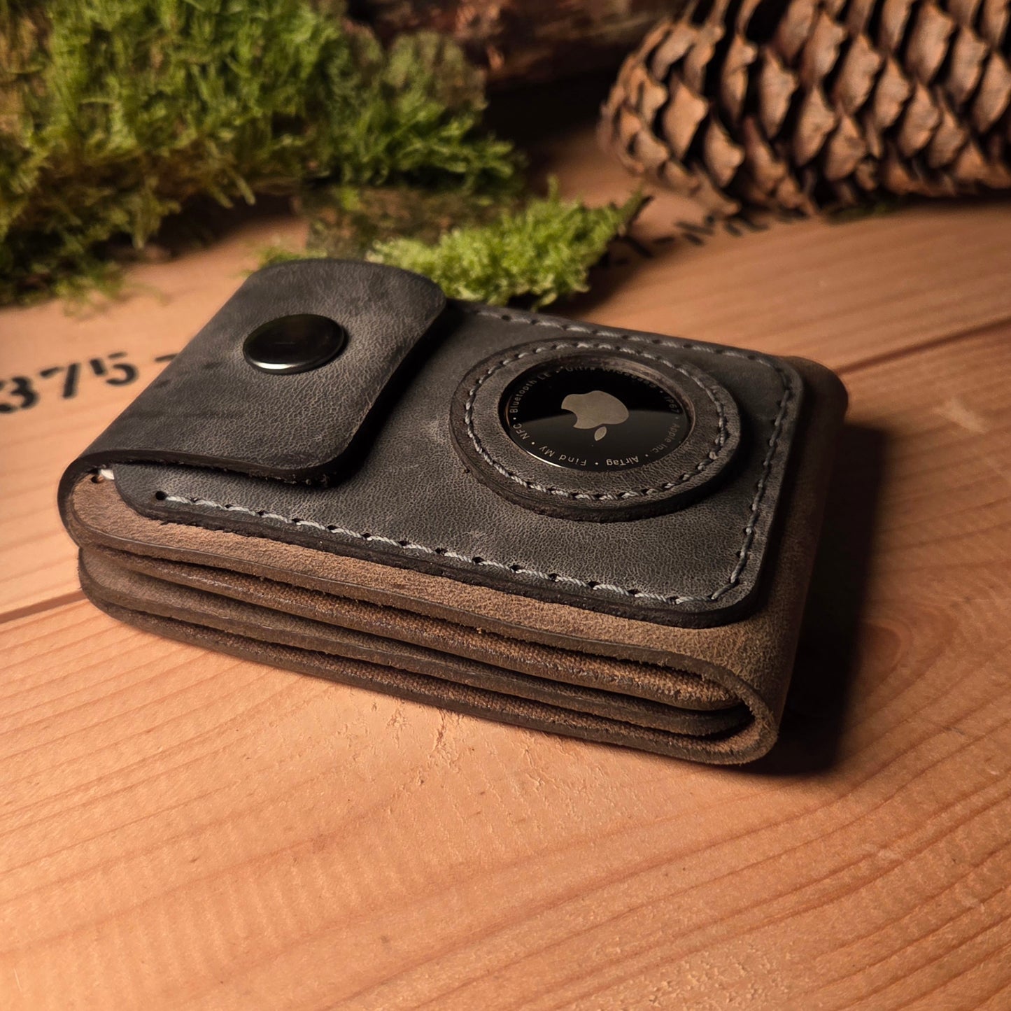 Slim Wallet Apple Air Tag Halterung