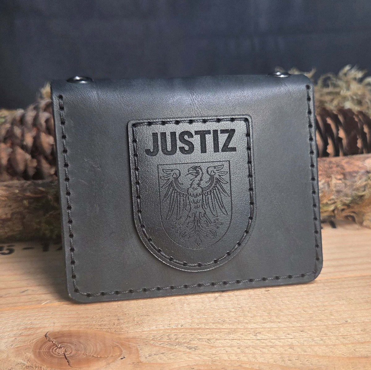 JVA Ausweisetui aus Premium Vollnarbenleder – mit individueller Gravur