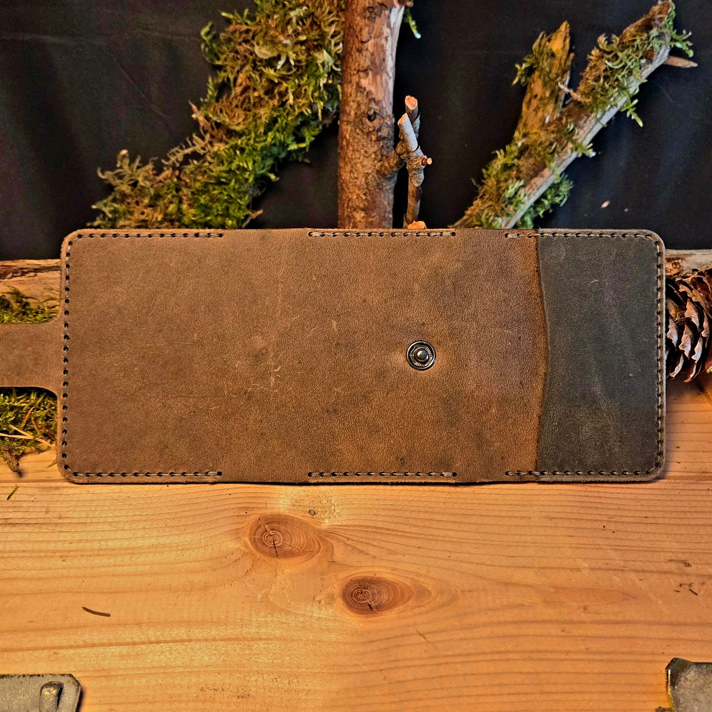 Slim wallet aus Leder, Lederetui, Kartenetui, Portemonnaie, slim wallet, Geldbörse, Mappe, Ausweis, Ausweisetui, handmade, Kreditkarte,