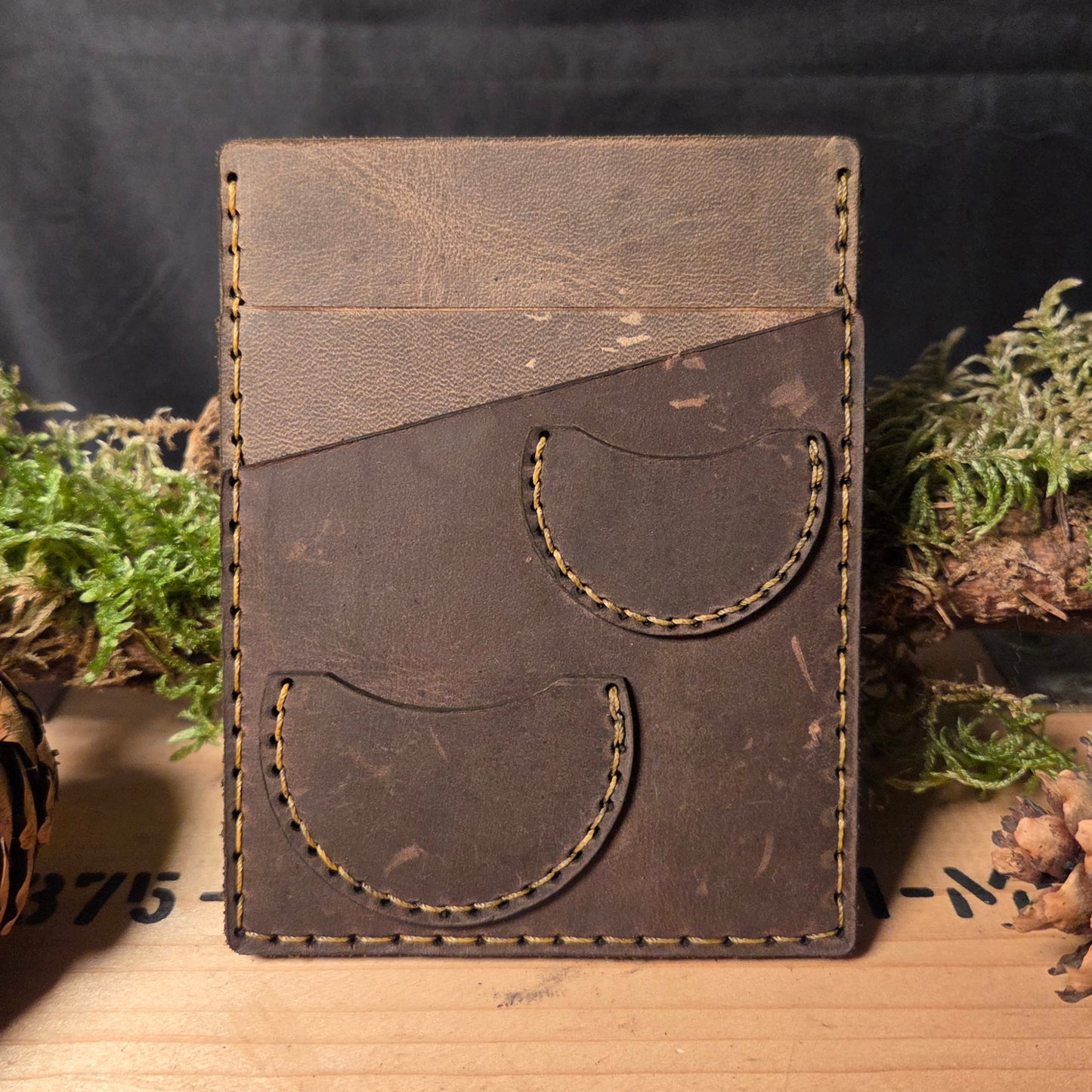 Card case with coin holder