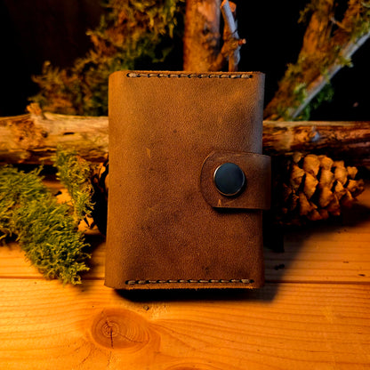 Slim wallet aus Leder, Lederetui, Kartenetui, Portemonnaie, slim wallet, Geldbörse, Mappe, Ausweis, Ausweisetui, handmade, Kreditkarte,