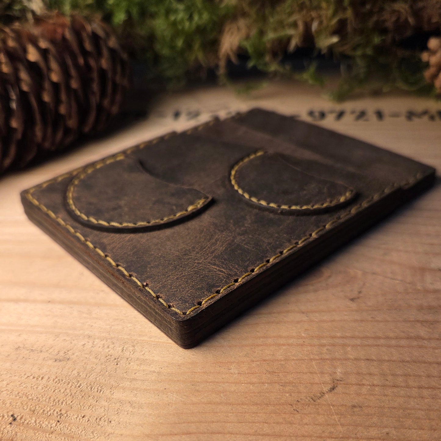 Card case with coin holder