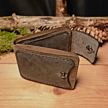 Slim wallet aus Leder, Lederetui, Kartenetui, Portemonnaie, slim wallet, Geldbörse, Mappe, Ausweis, Ausweisetui, handmade, Kreditkarte,