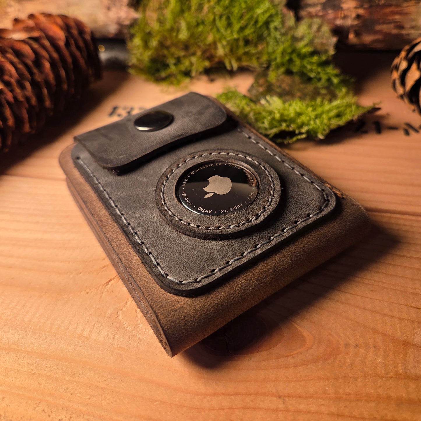 Slim Wallet Apple Air Tag Halterung